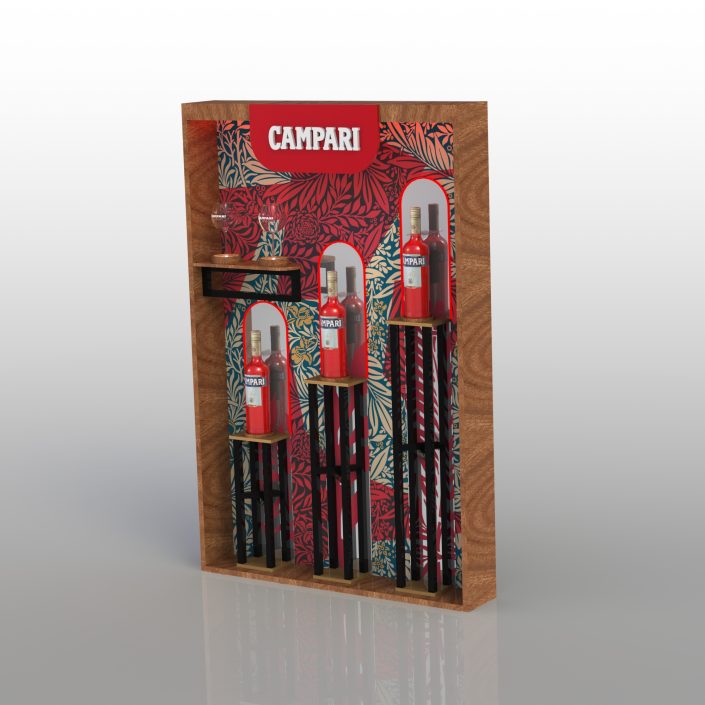 Campari - bottle presenter Campari - bottle presenter