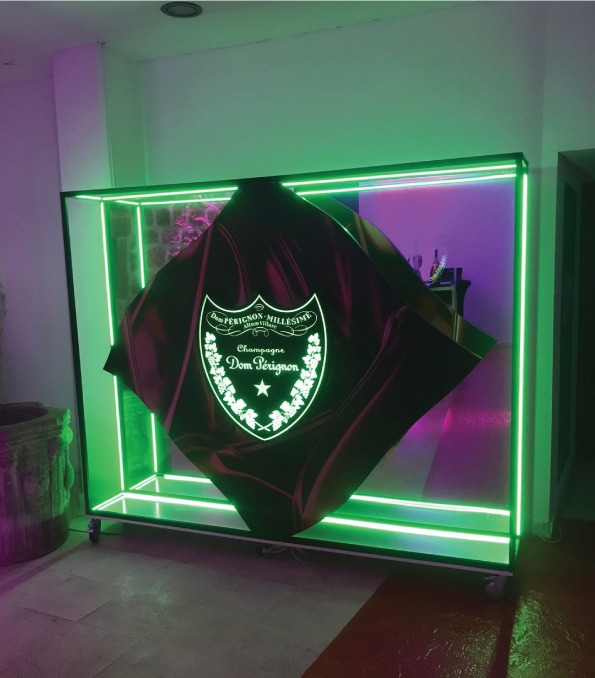 DOM PERIGNON – PROMO ELEMENT WITH LED LIGHTS