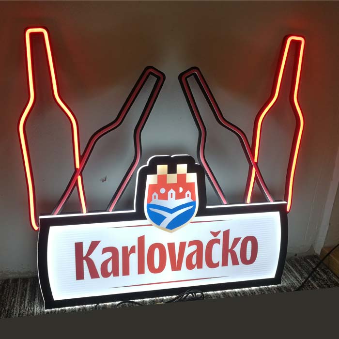 KARLOVAČKO-LED LIGHTING ADVERTISEMENT