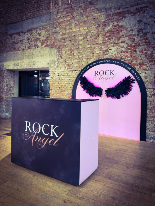 Rock Angel – promo zid i pult
